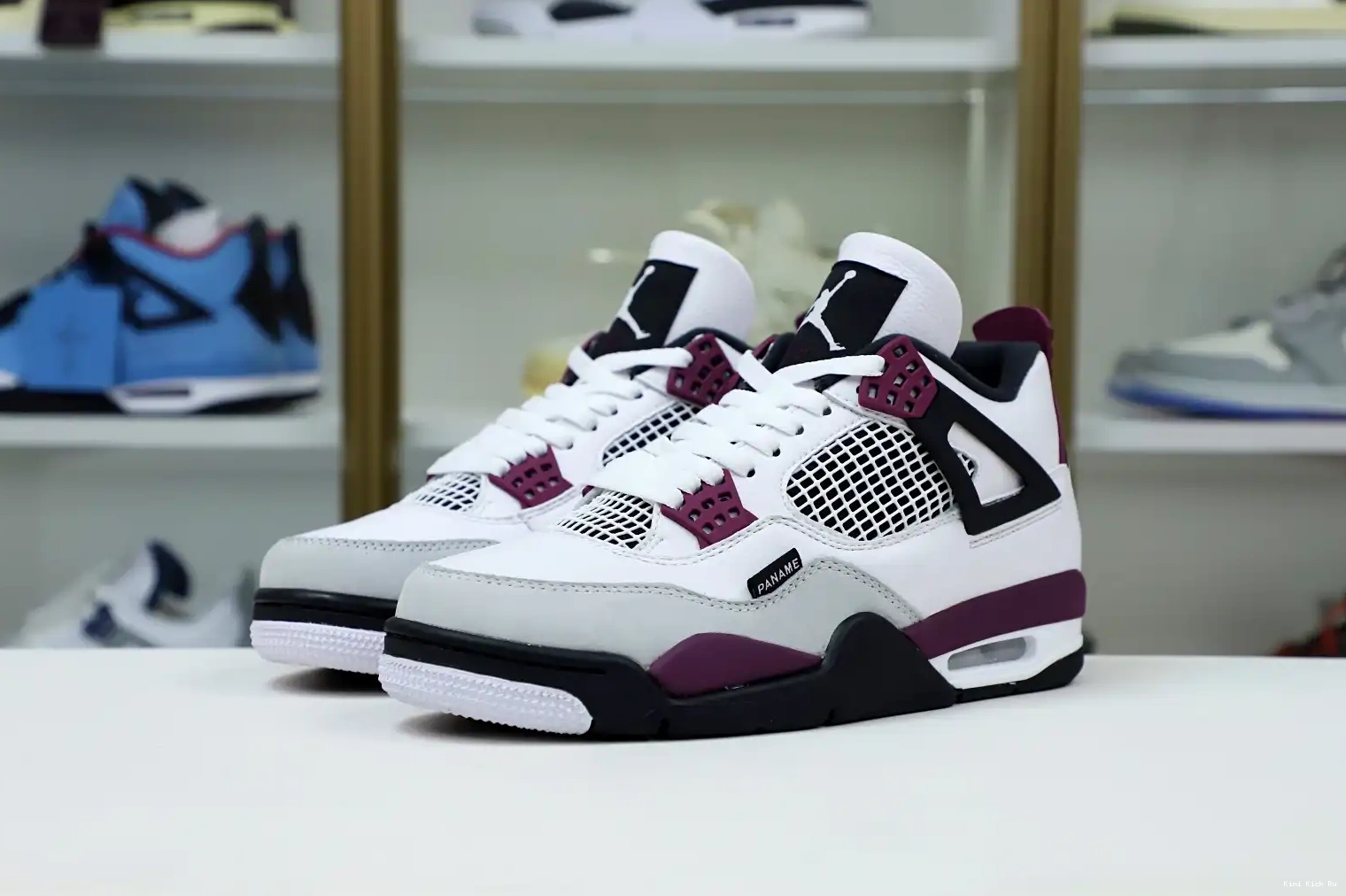 AIR JORDAN Kimikick SAINT-GERMAIN JORDAN RETRO X PARIS 4 AIR 'BORDEAUX' 0727